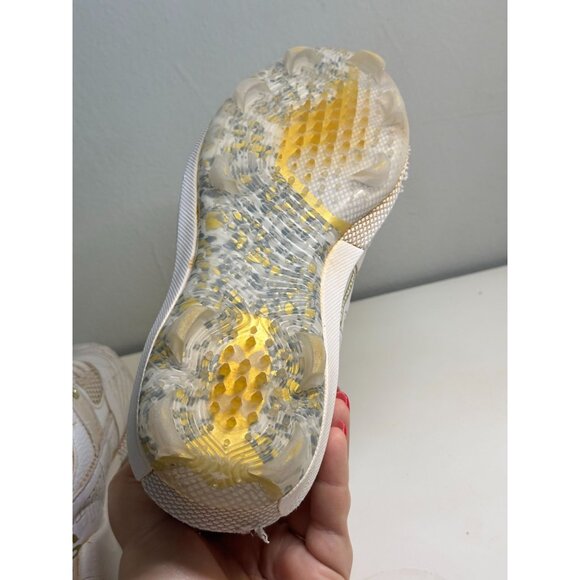 Under Armour Brice Harper 7 Elite TPU Baseball Cleats Mens Size 9 White and Gold - Picture 8 of 9